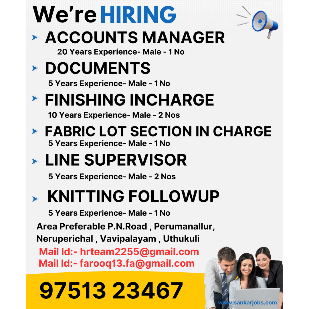 Garment Jobs