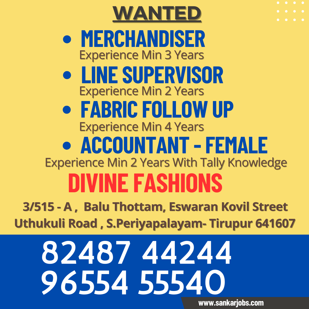 Garment Jobs