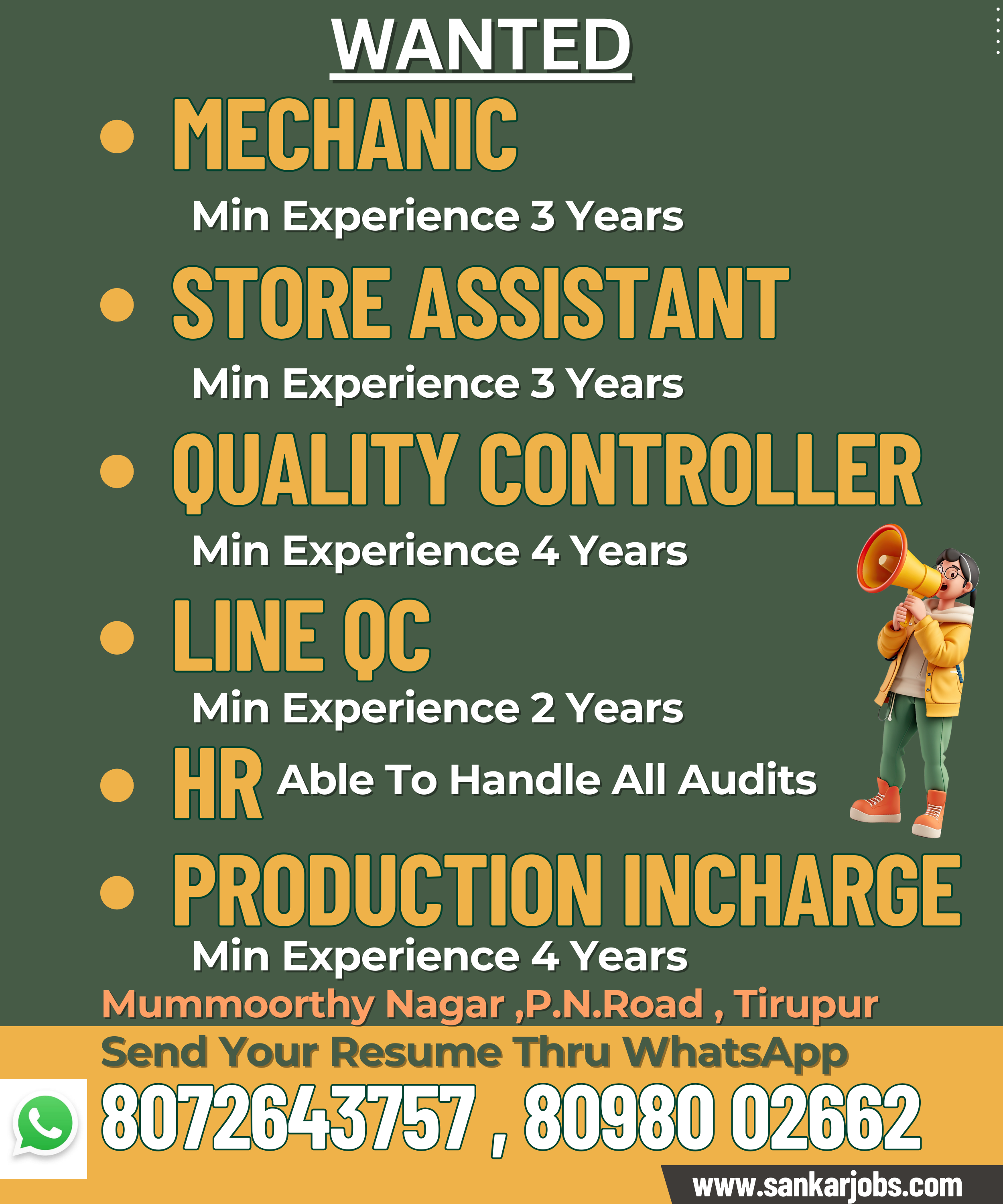 Garment Jobs