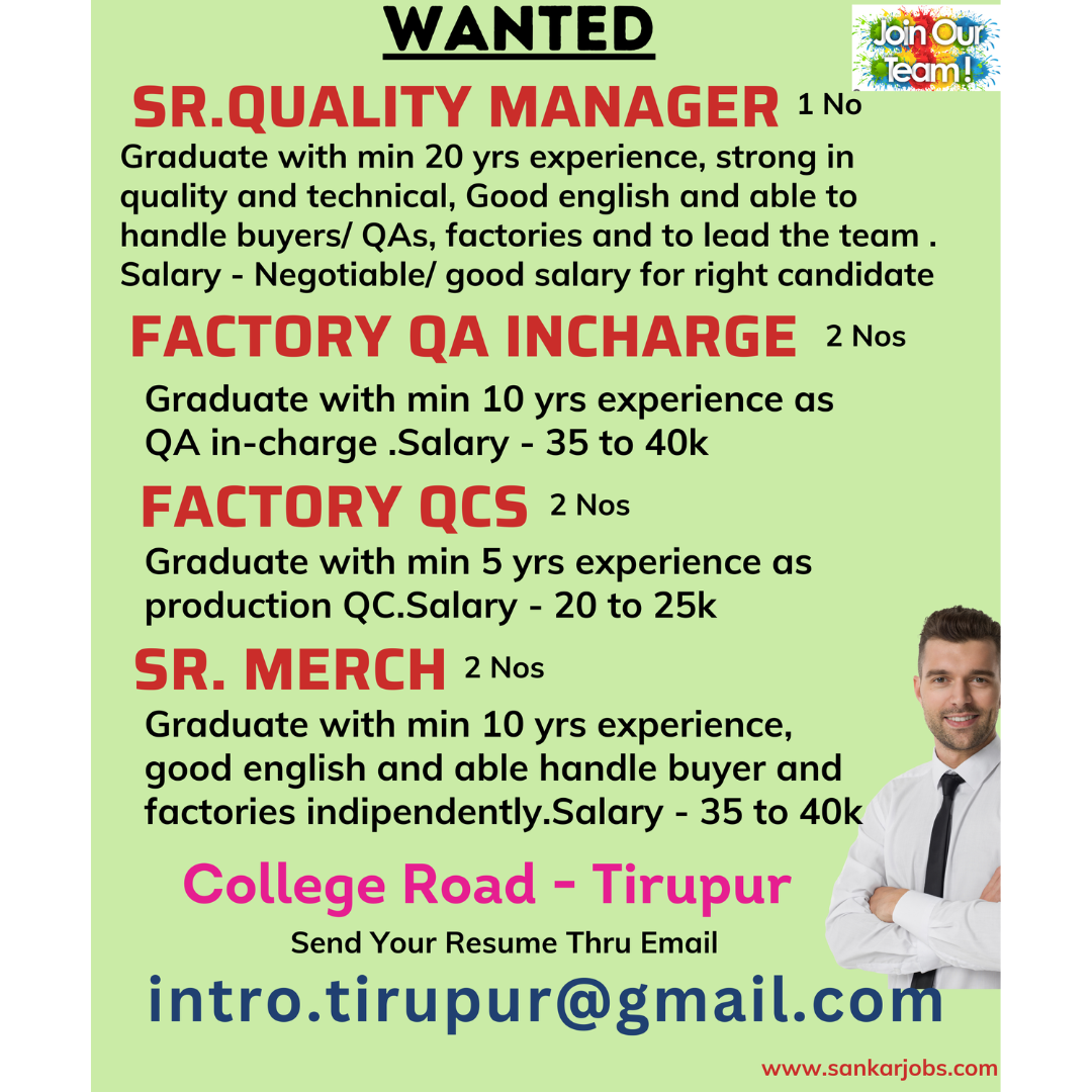 Garment Jobs
