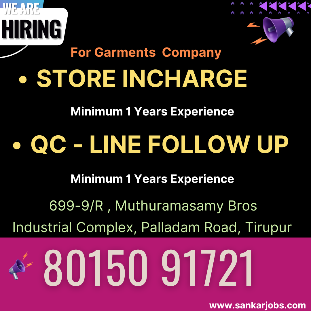 Garment Jobs