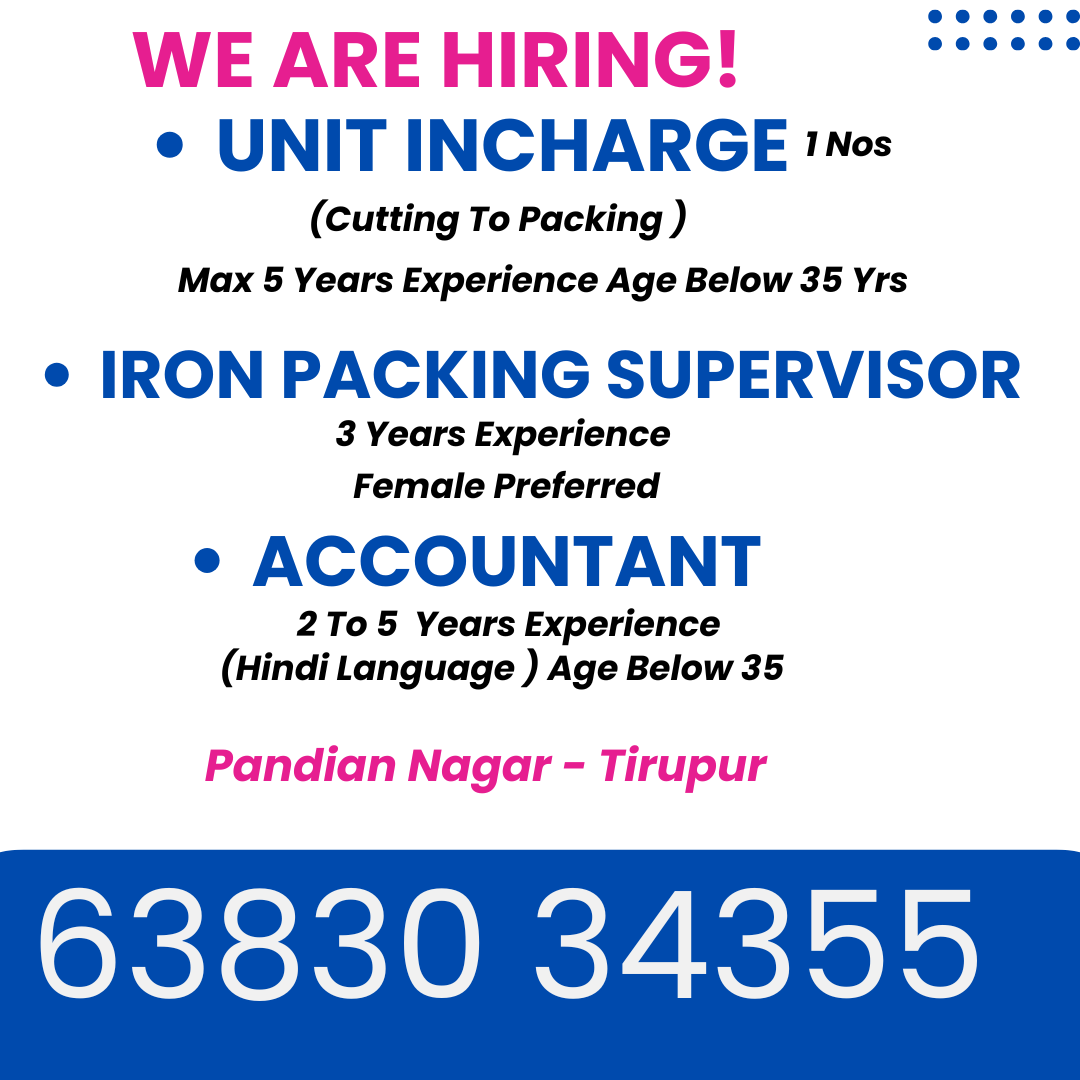 Garment Jobs