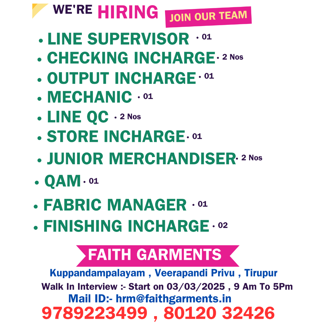 Garment Jobs