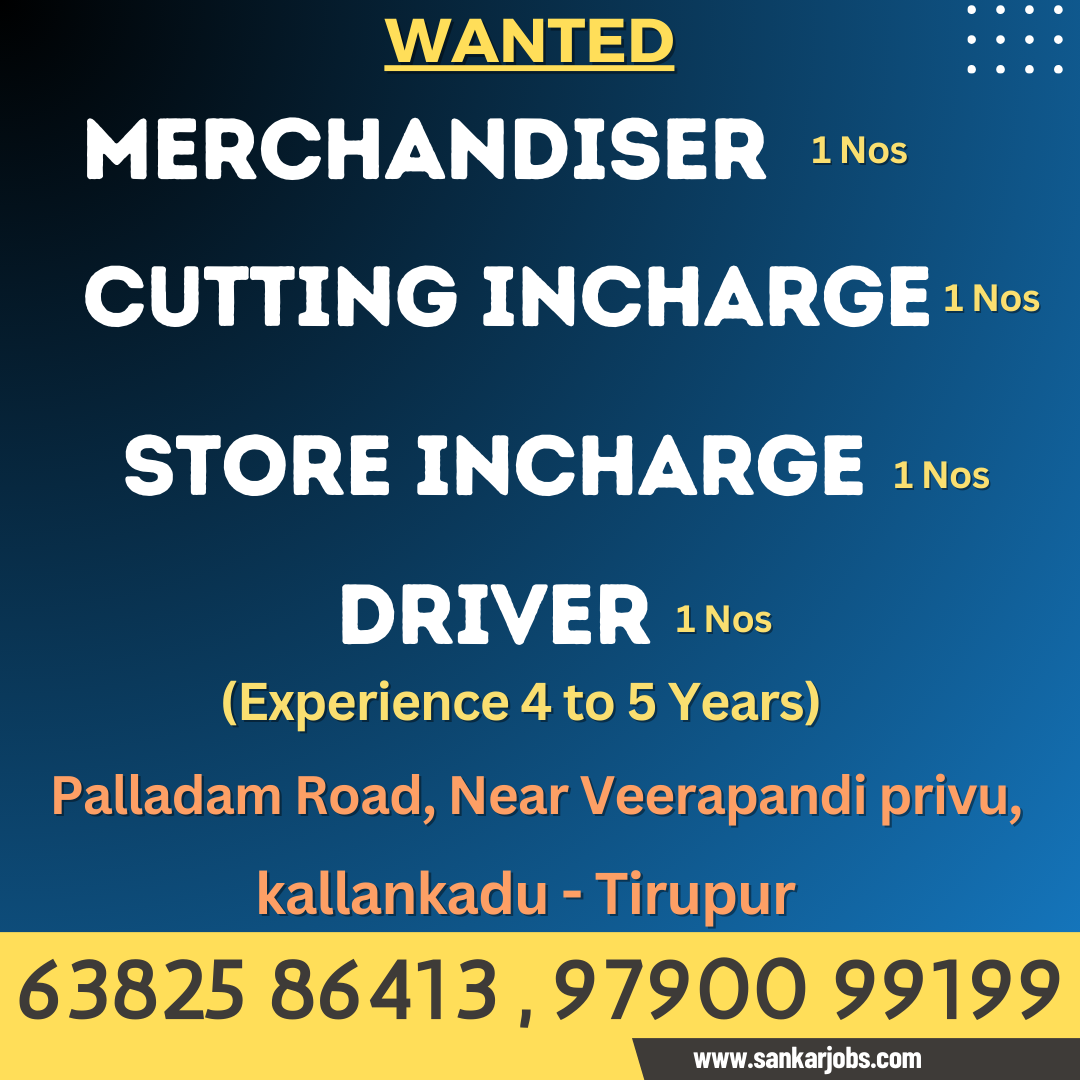 Garment Jobs
