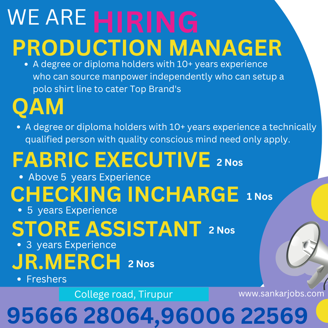 Garment Jobs