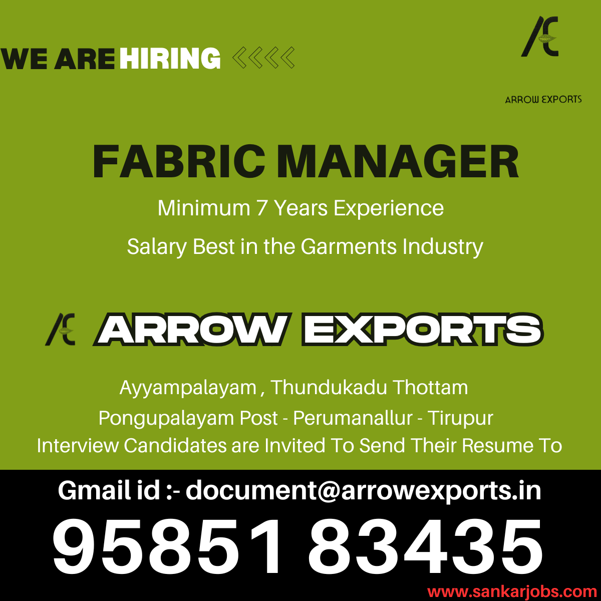 Garment Jobs
