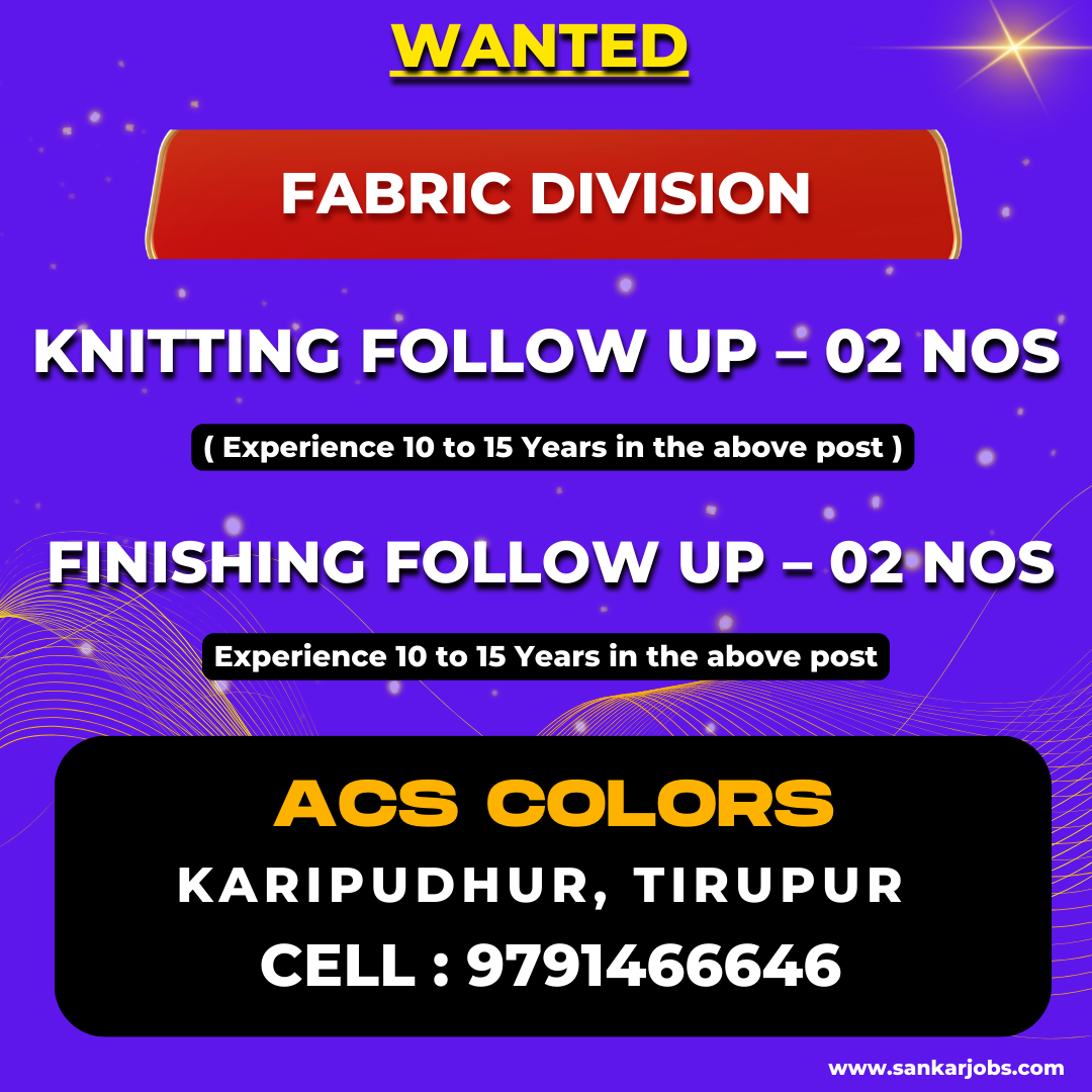 Garment Jobs