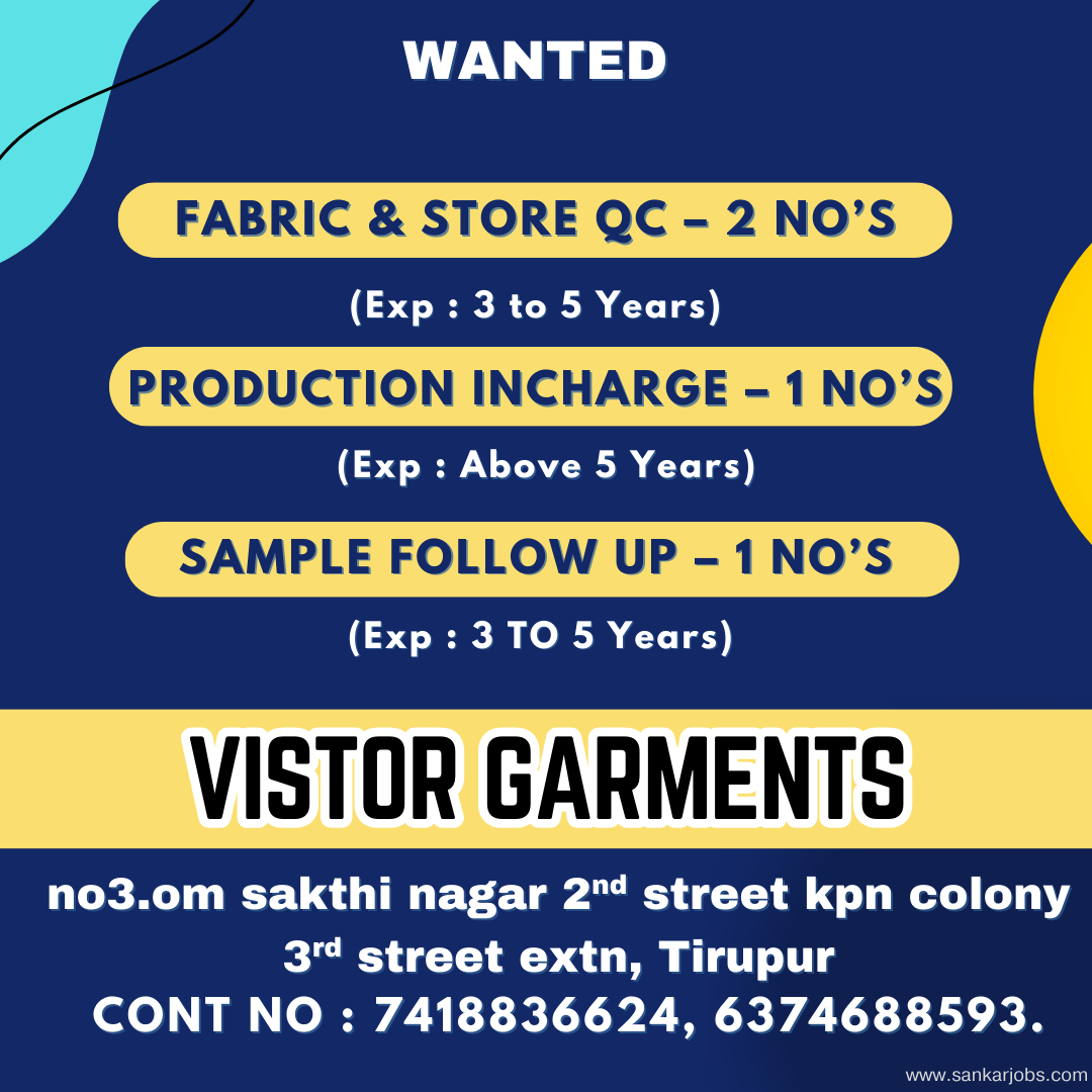 Garment Jobs
