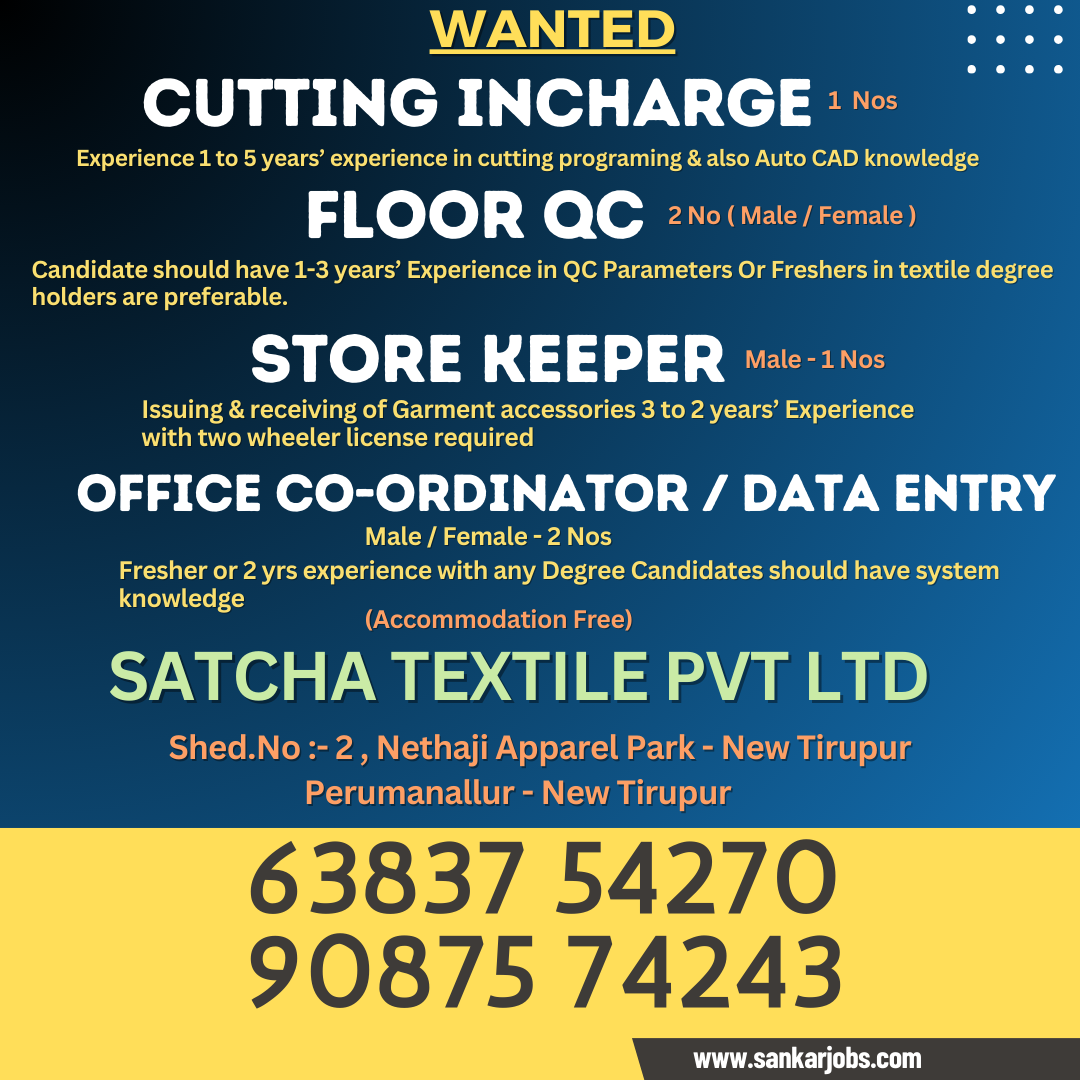 Garment Jobs