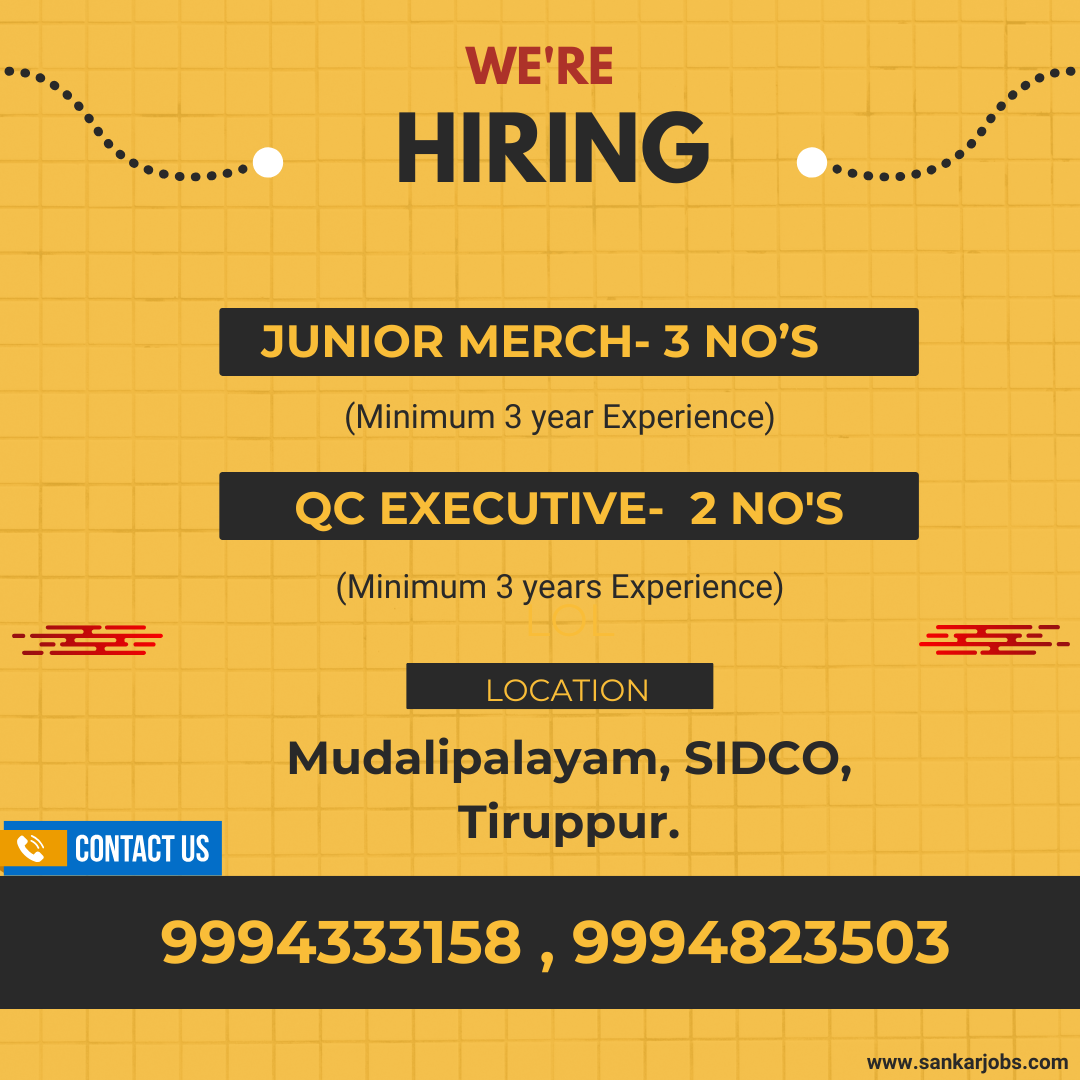 Garment Jobs