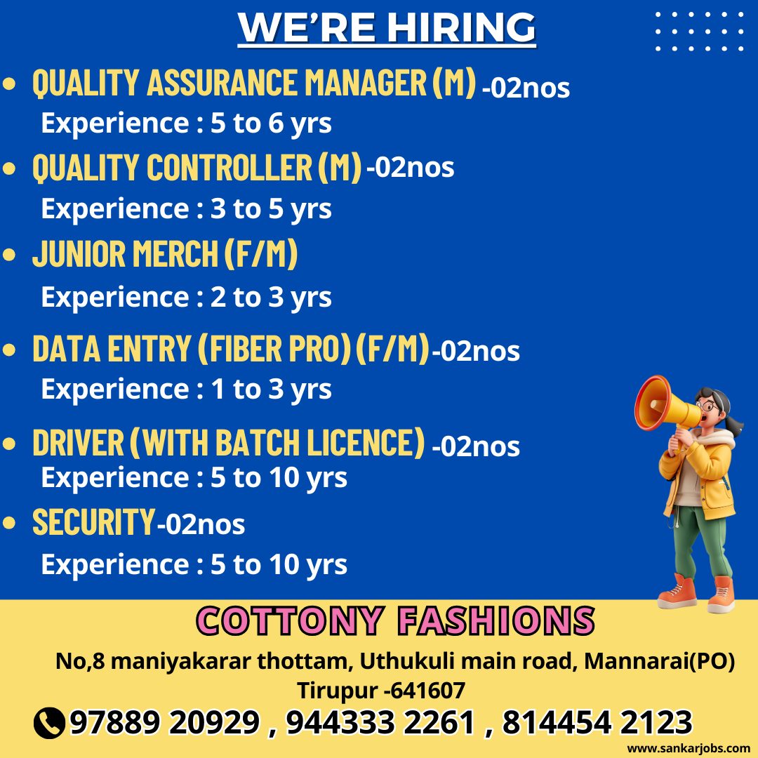 Garment Jobs