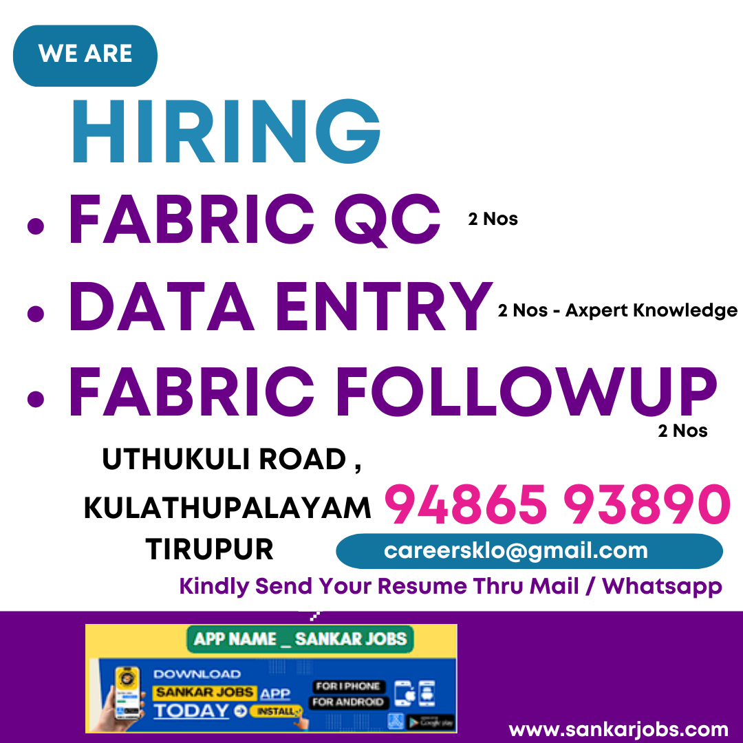 Garment Jobs