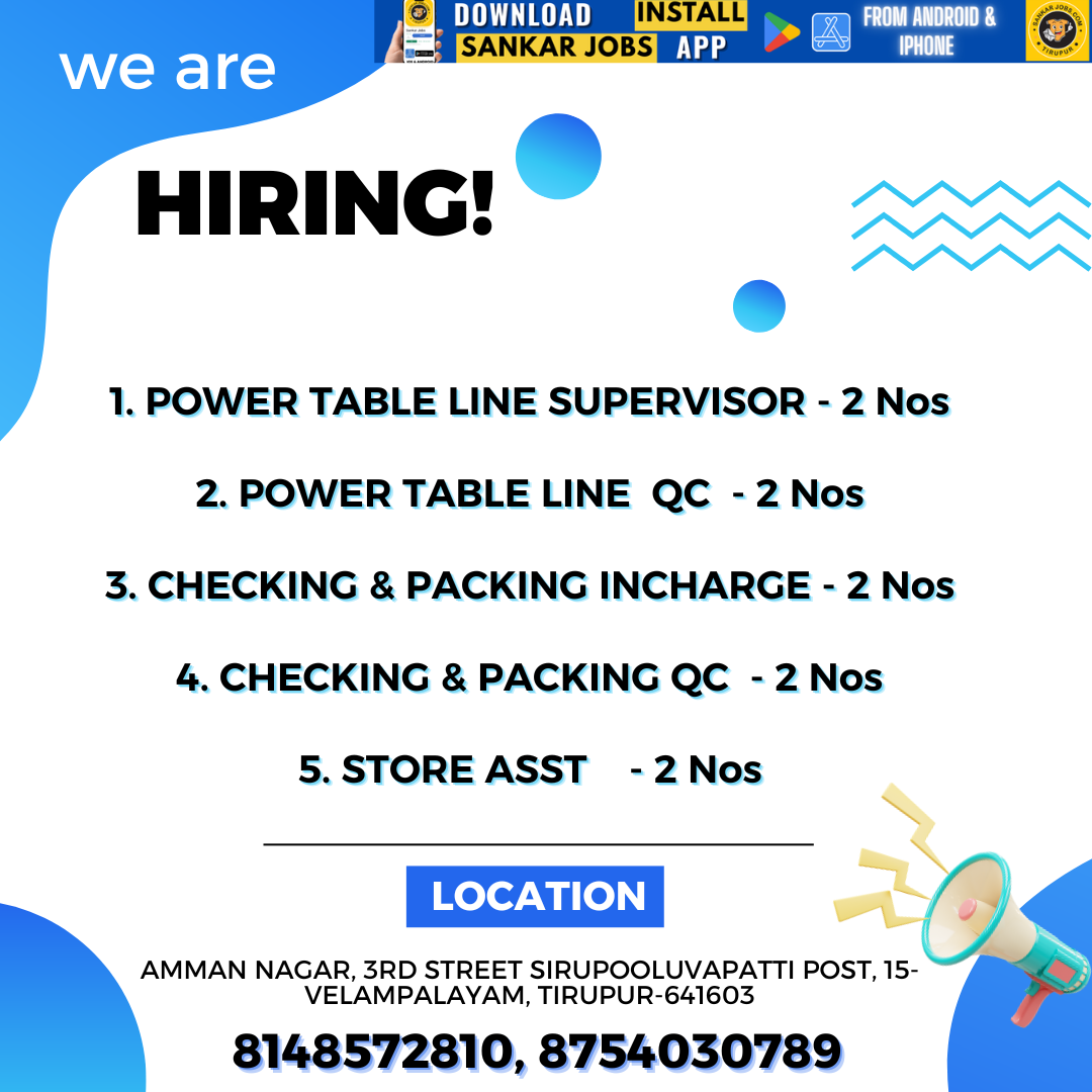 Garment Jobs