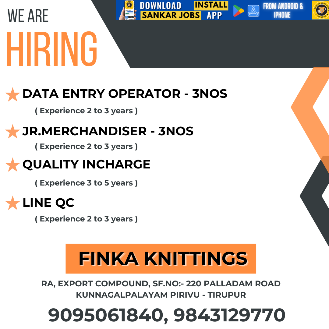 Garment Jobs