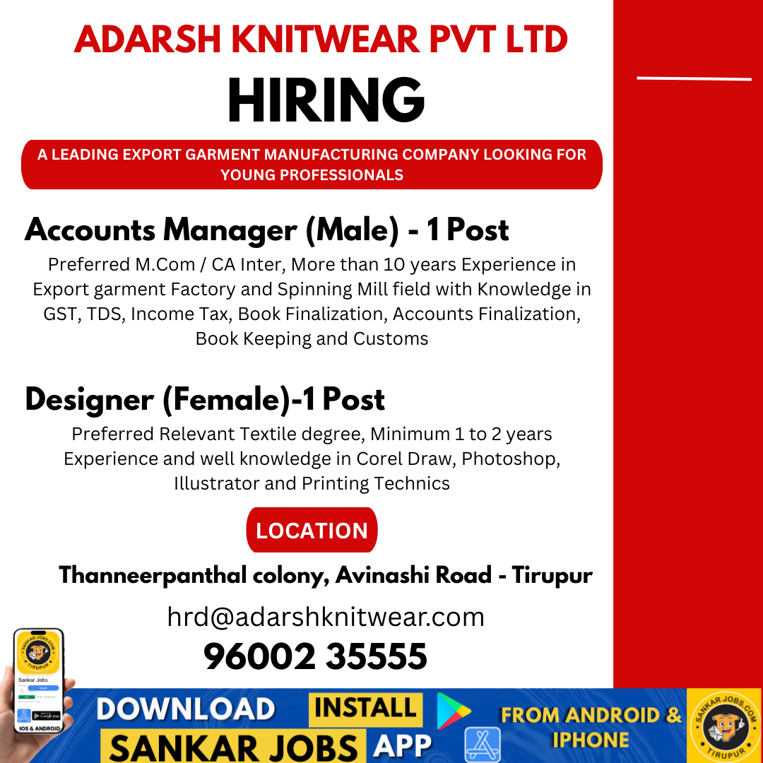 Garment Jobs
