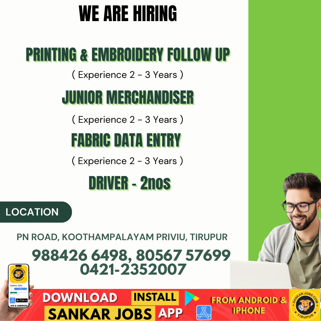 Garment Jobs