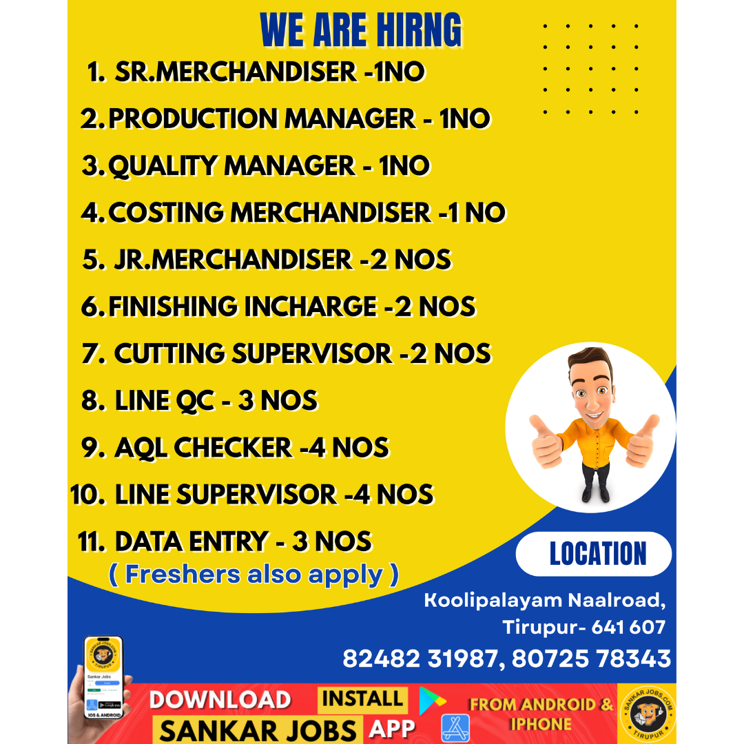Garment Jobs