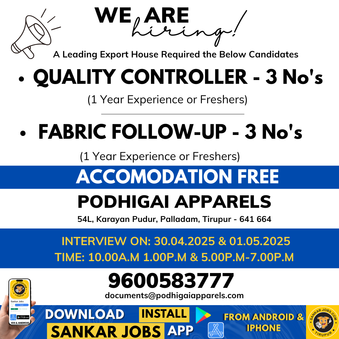 Garment Jobs