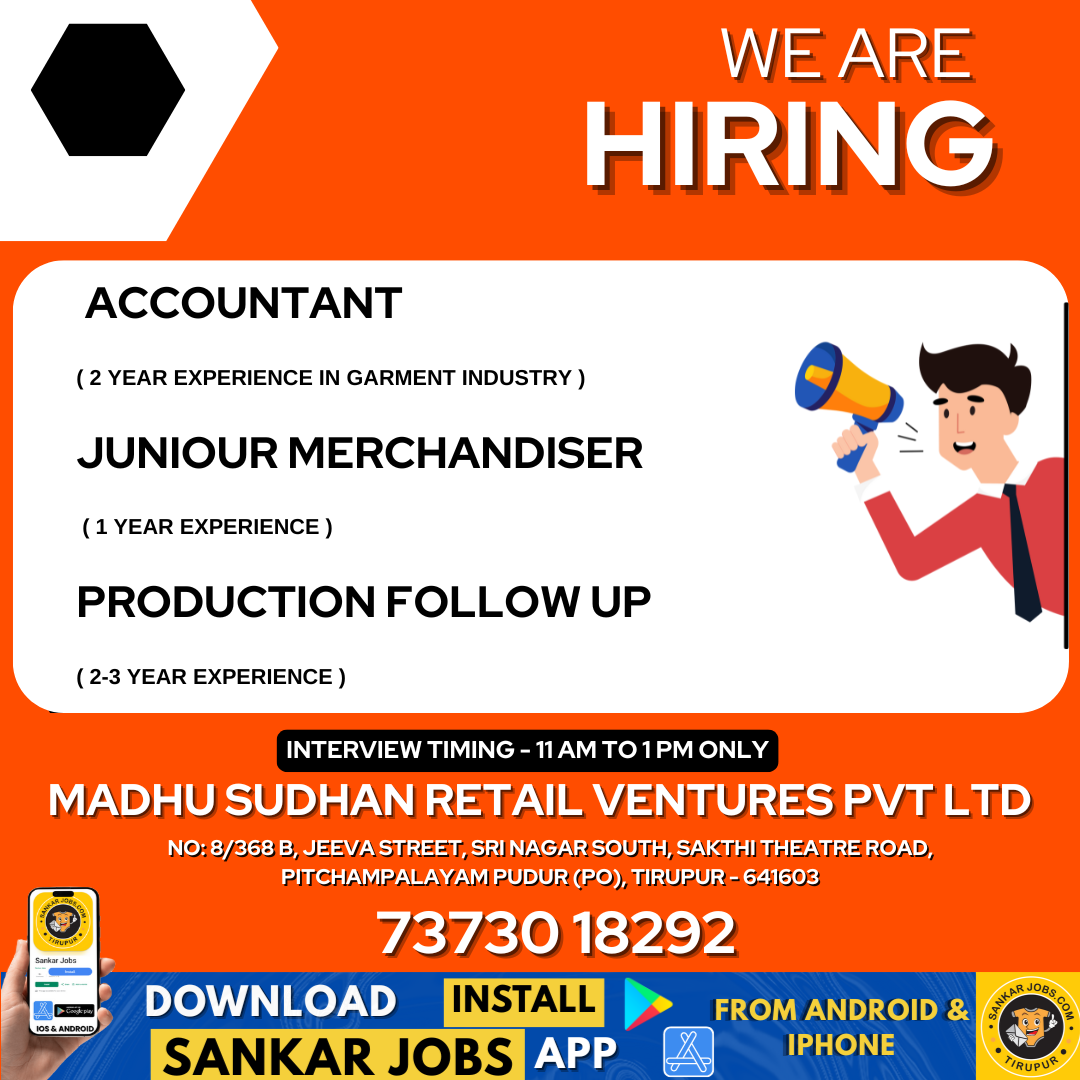 Garment Jobs