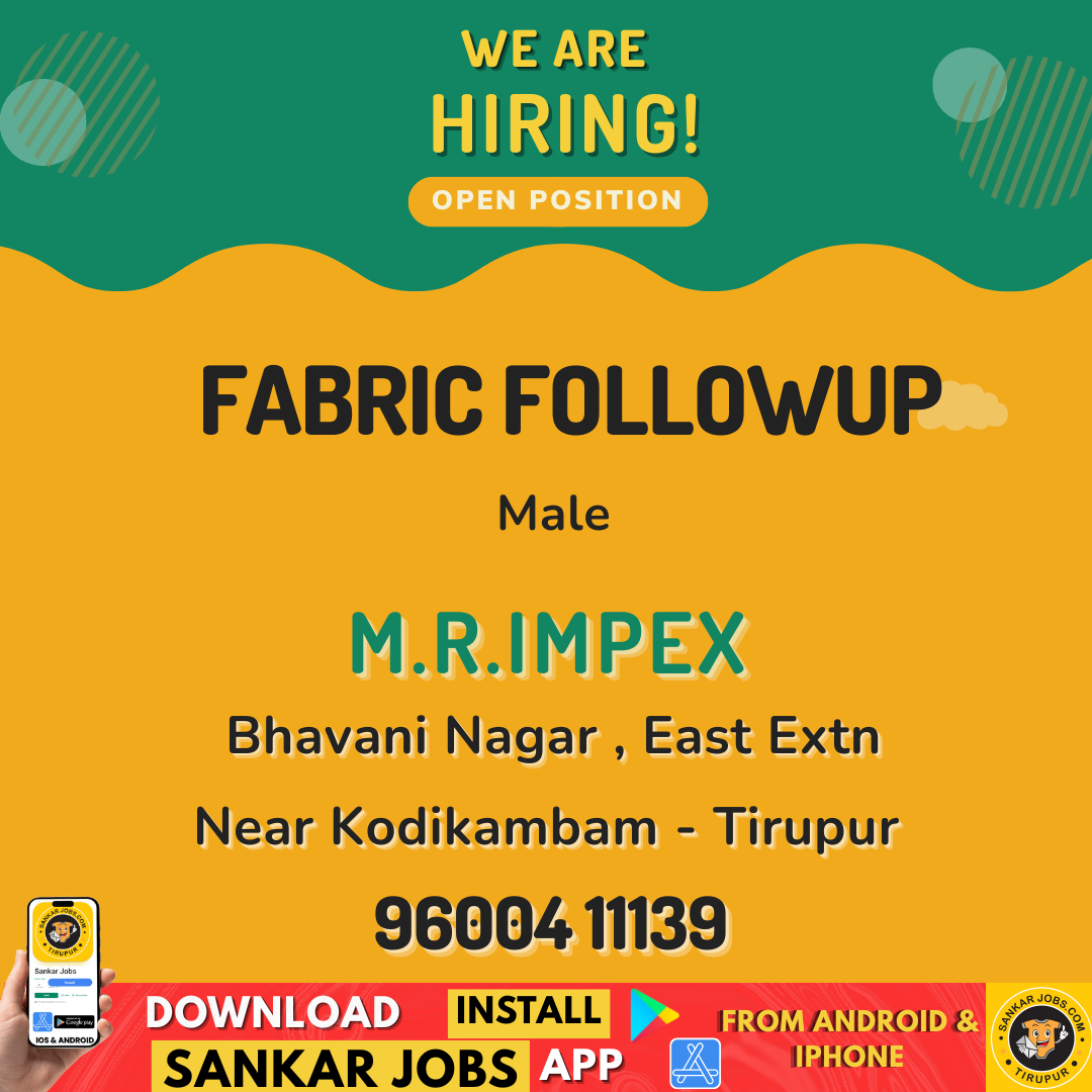 Garment Jobs