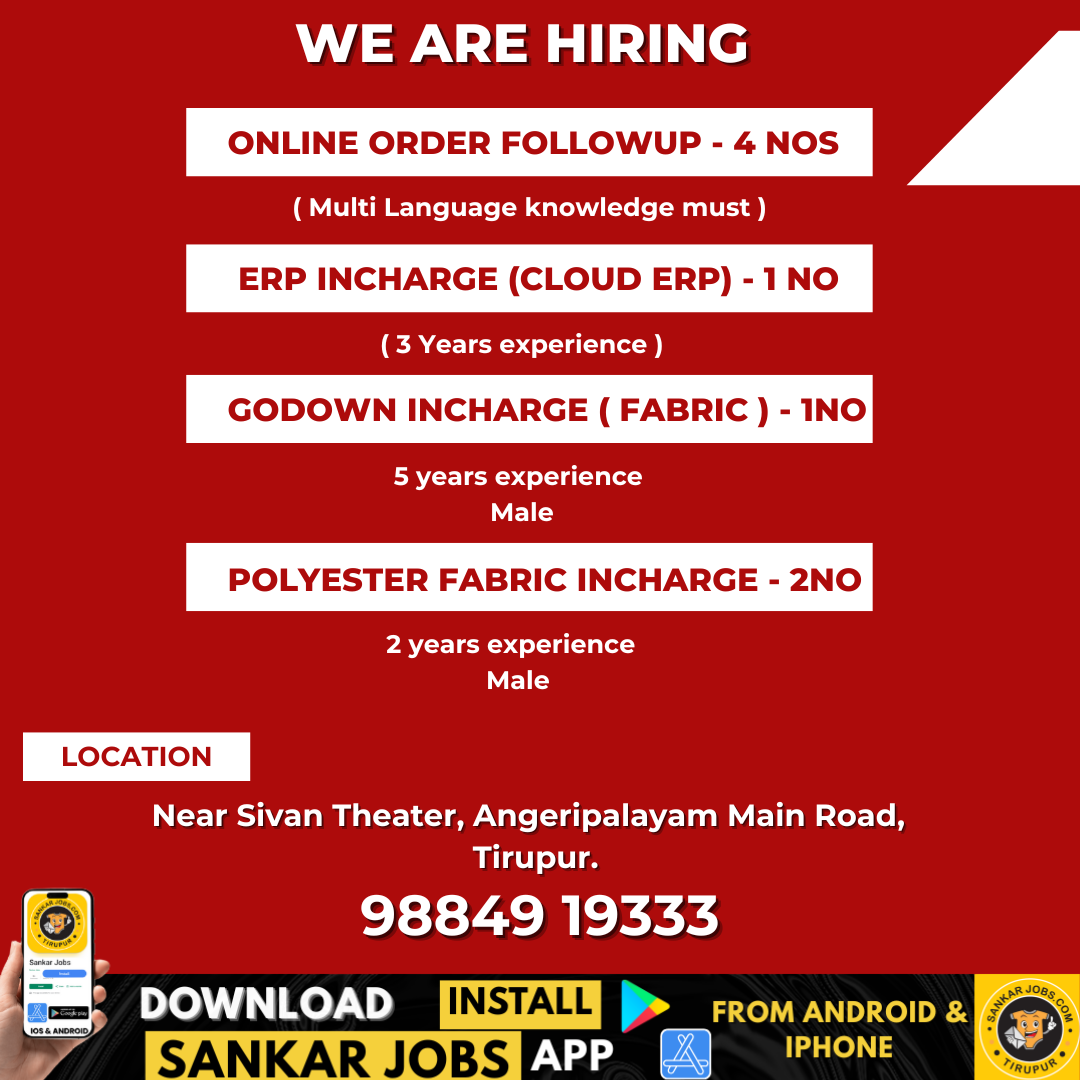 Garment Jobs