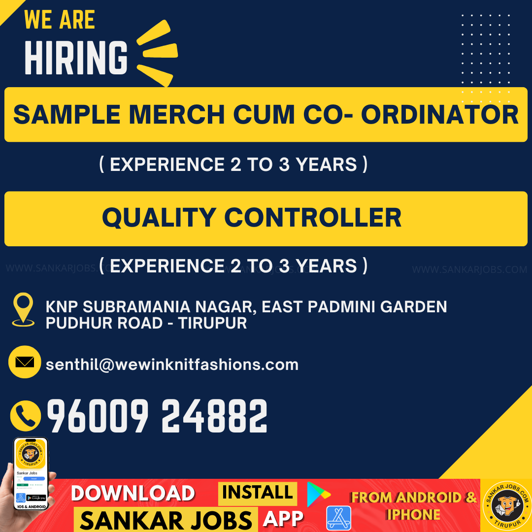 Garment Jobs