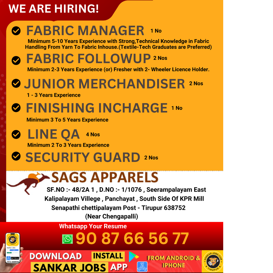 Garment Jobs
