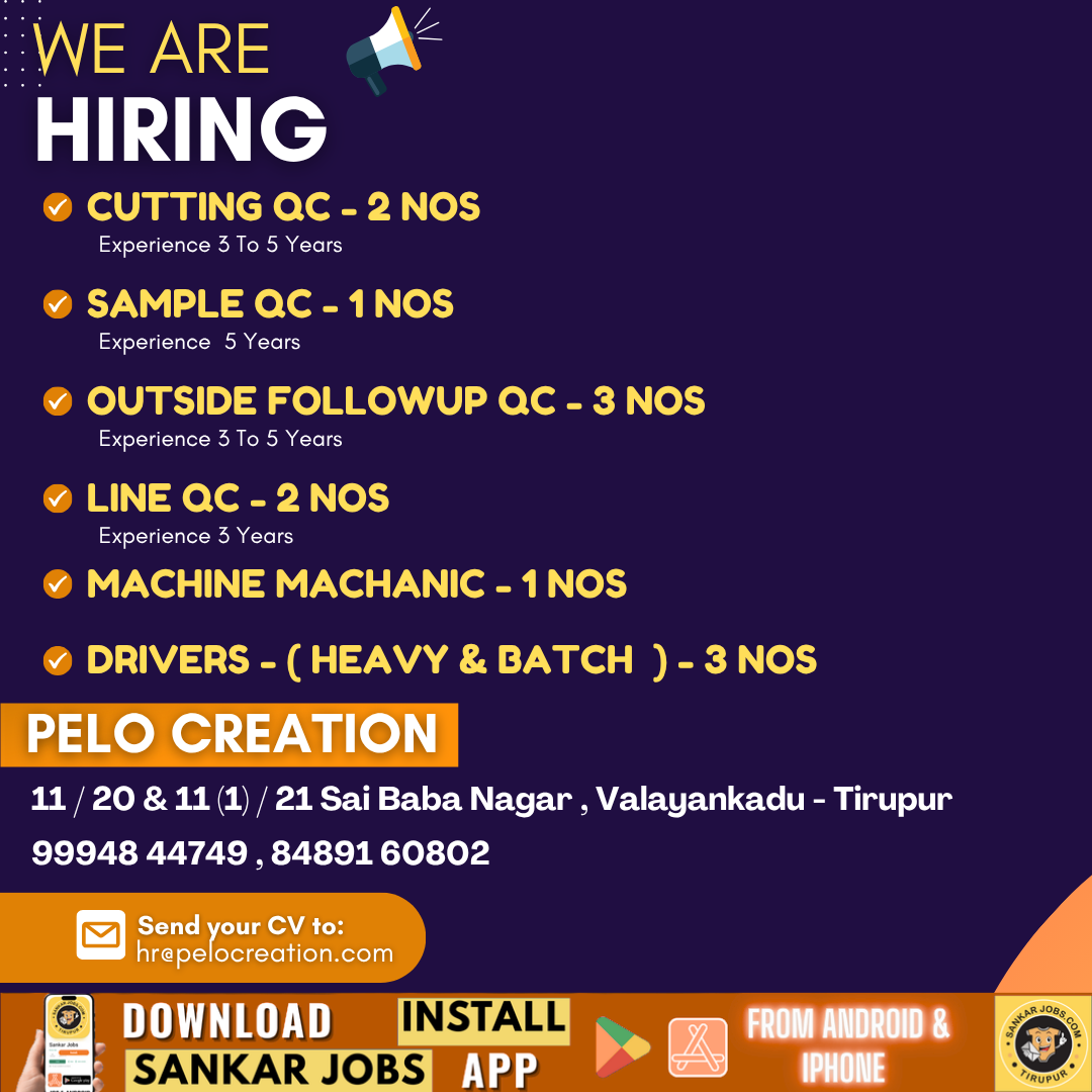 Garment Jobs
