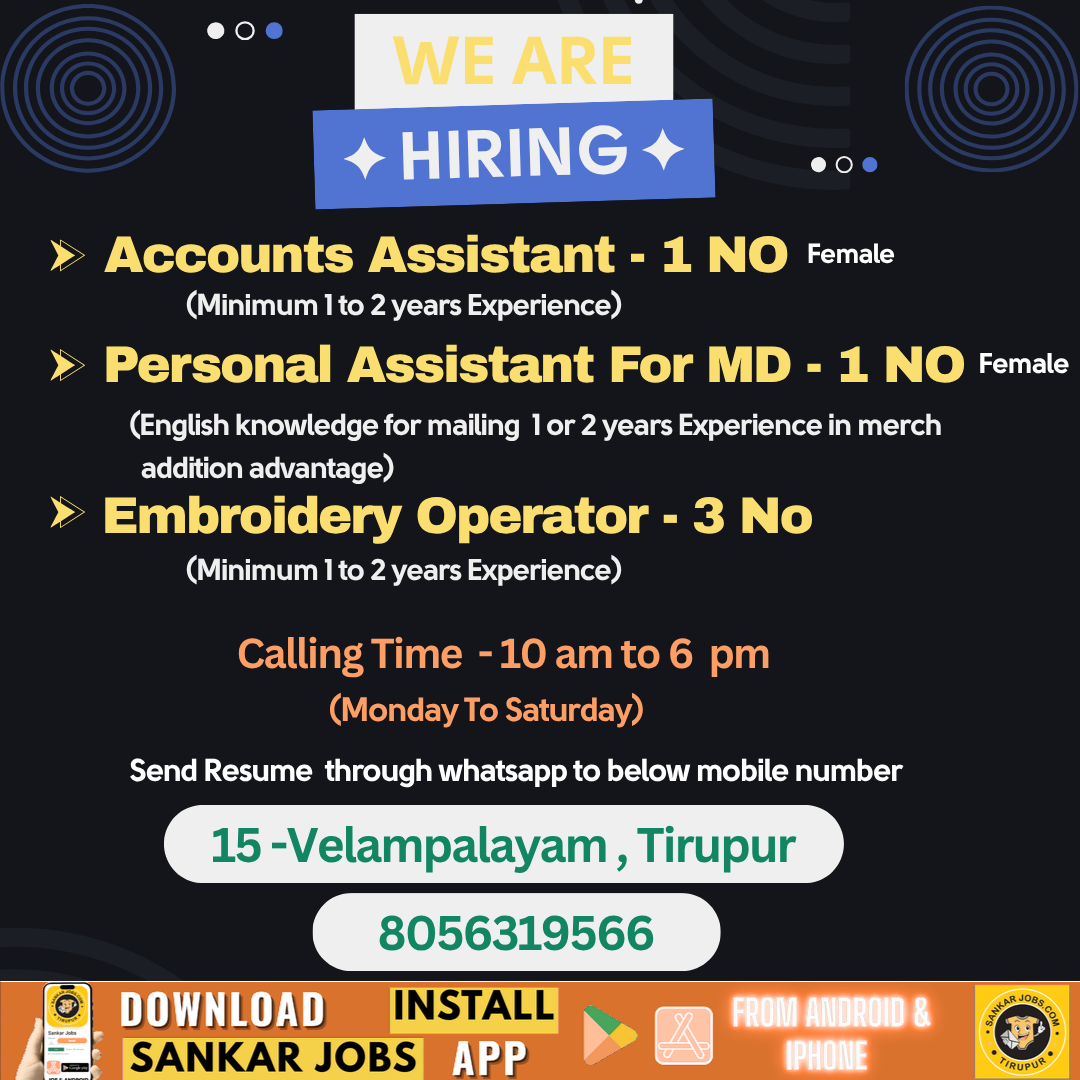 Garment Jobs