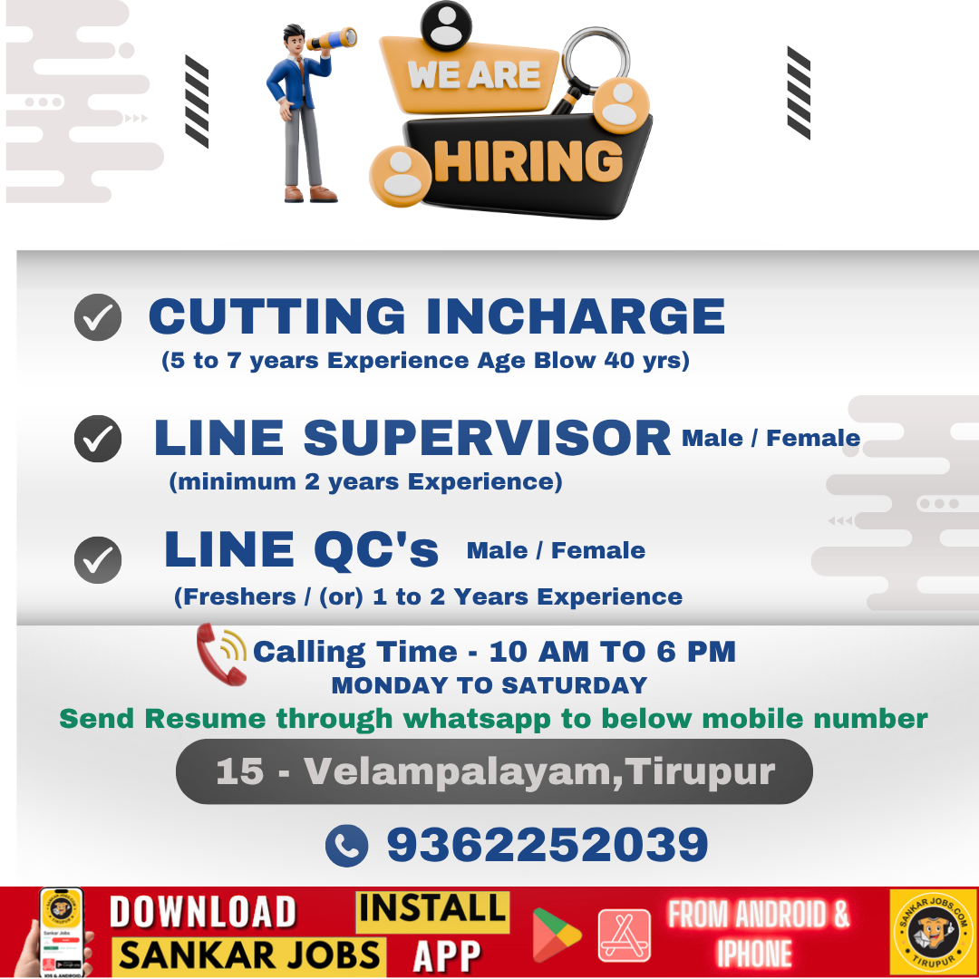 Garment Jobs