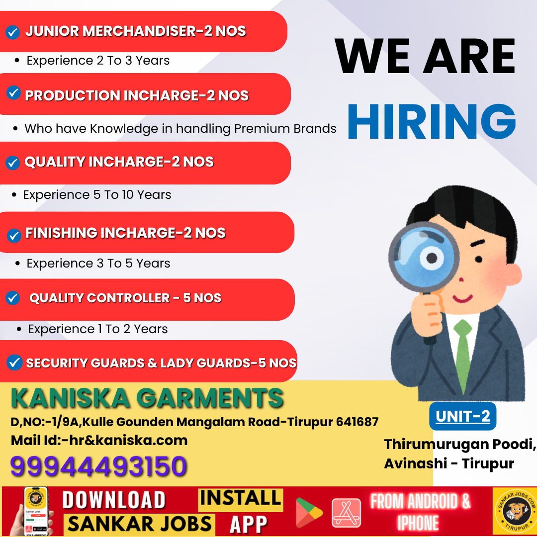 Garment Jobs