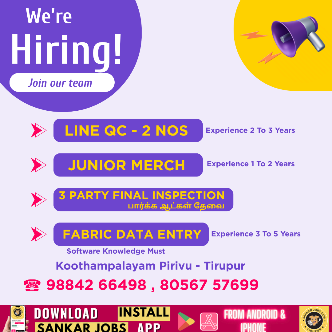 Garment Jobs