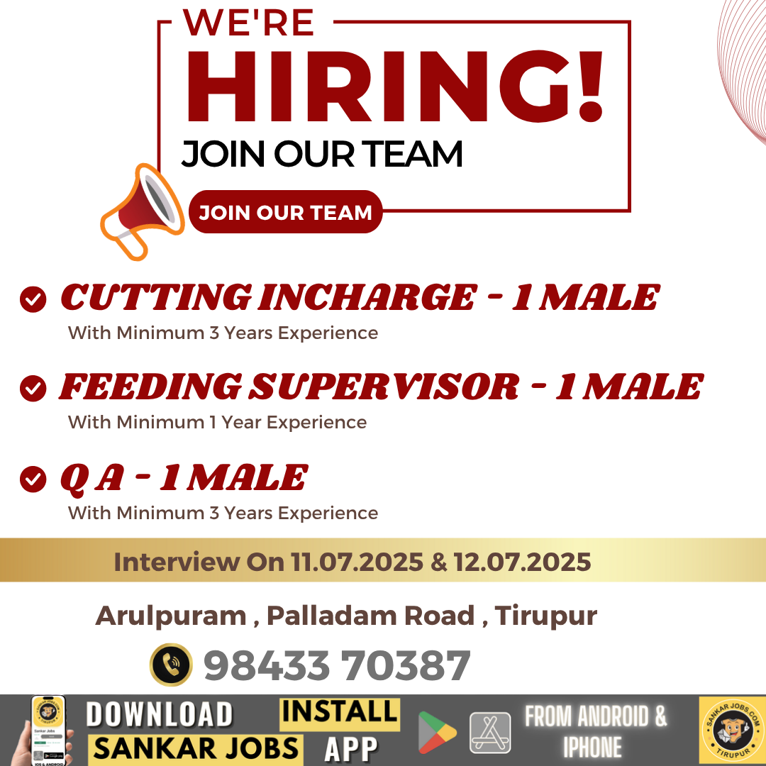 Garment Jobs