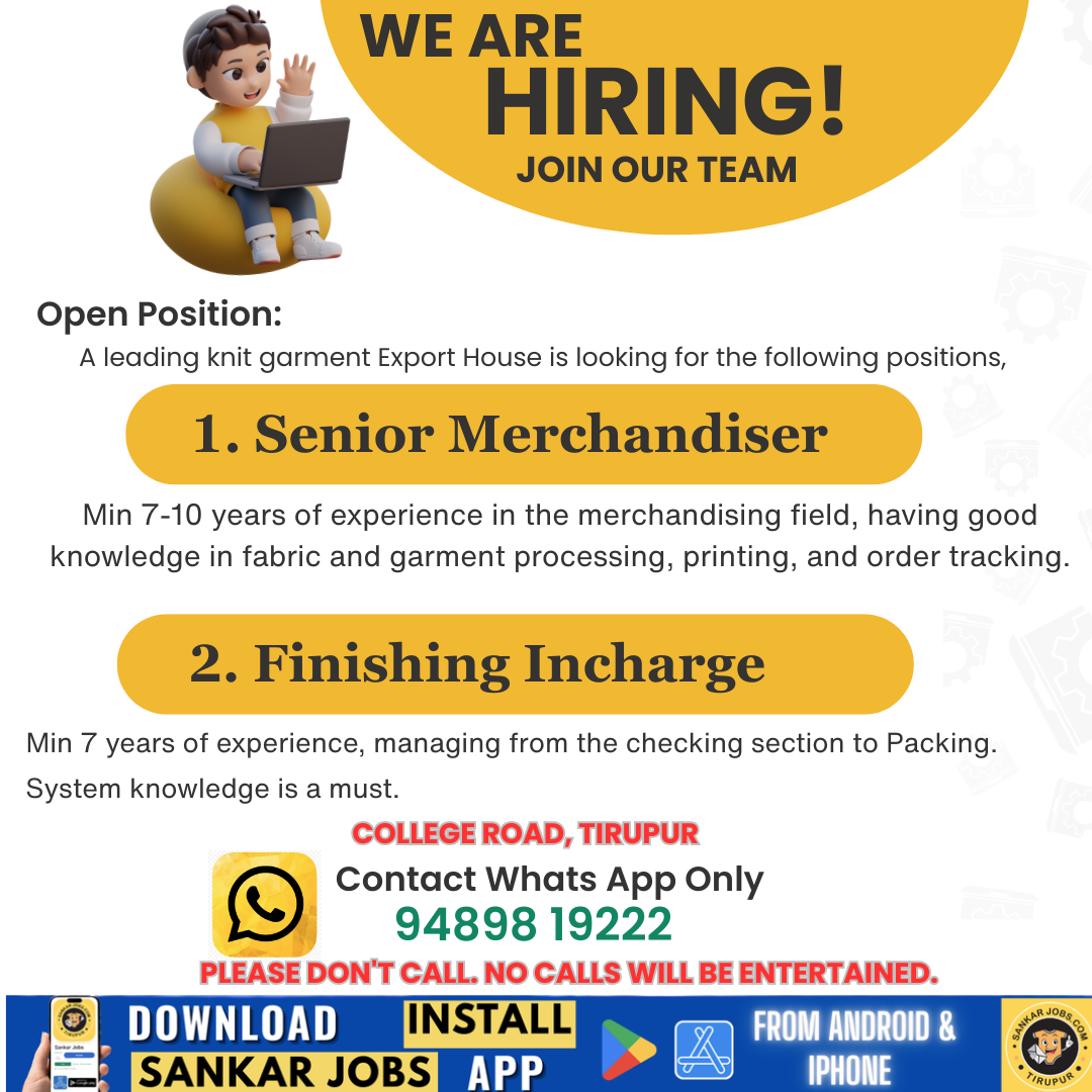 Garment Jobs