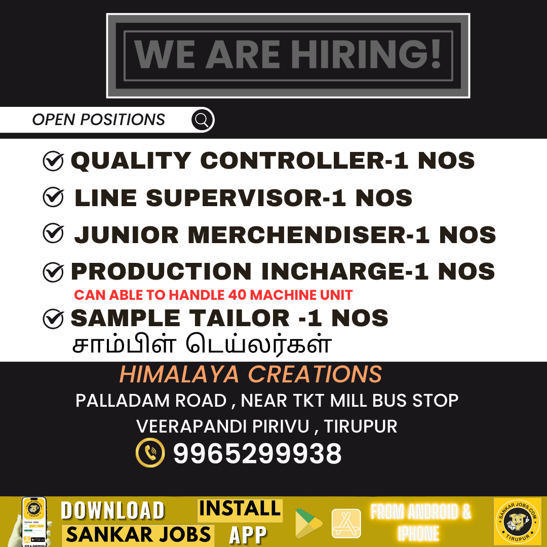 Garment Jobs