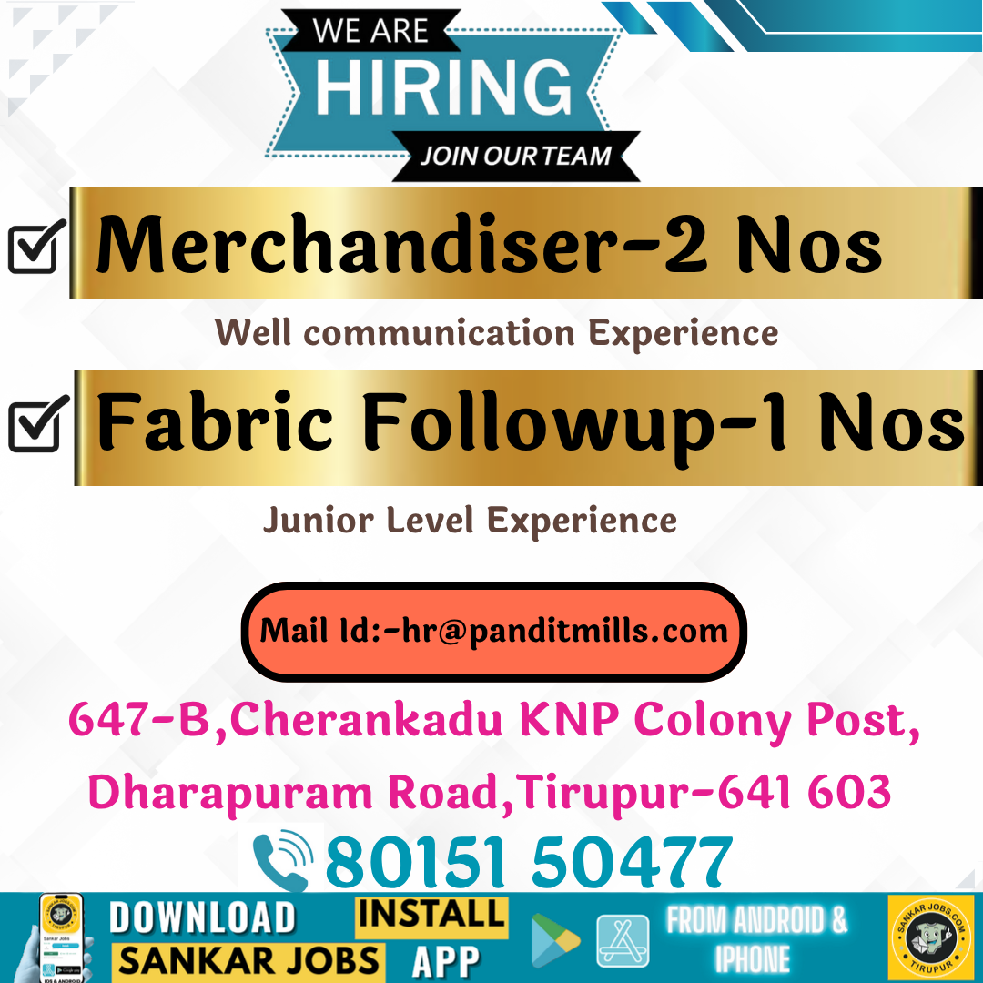 Garment Jobs