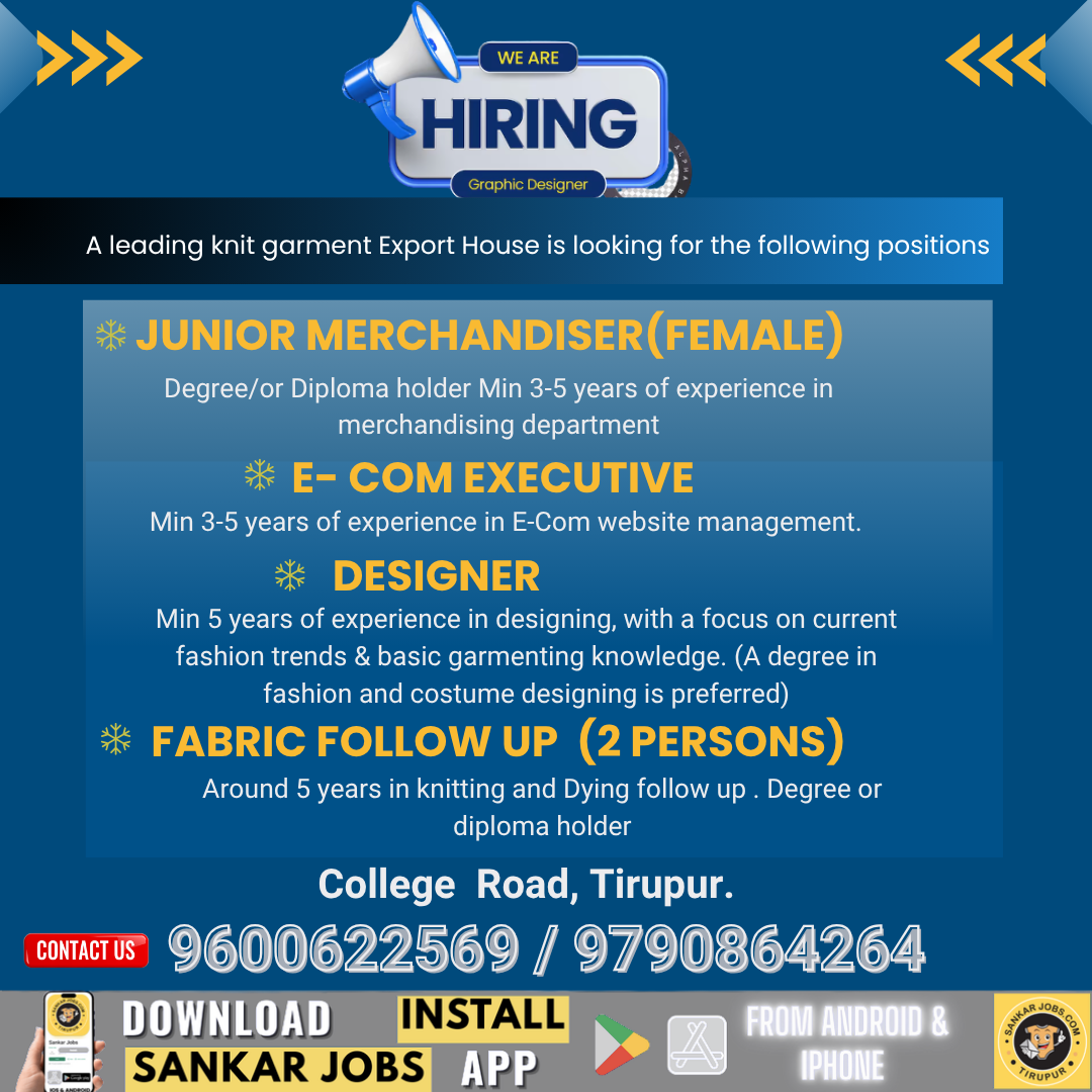 Garment Jobs