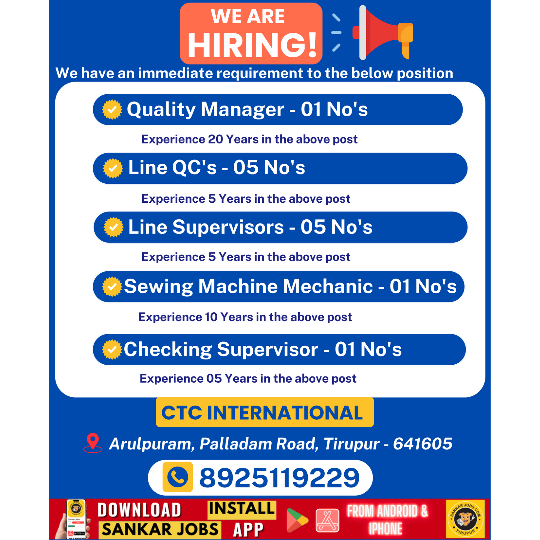 Garment Jobs