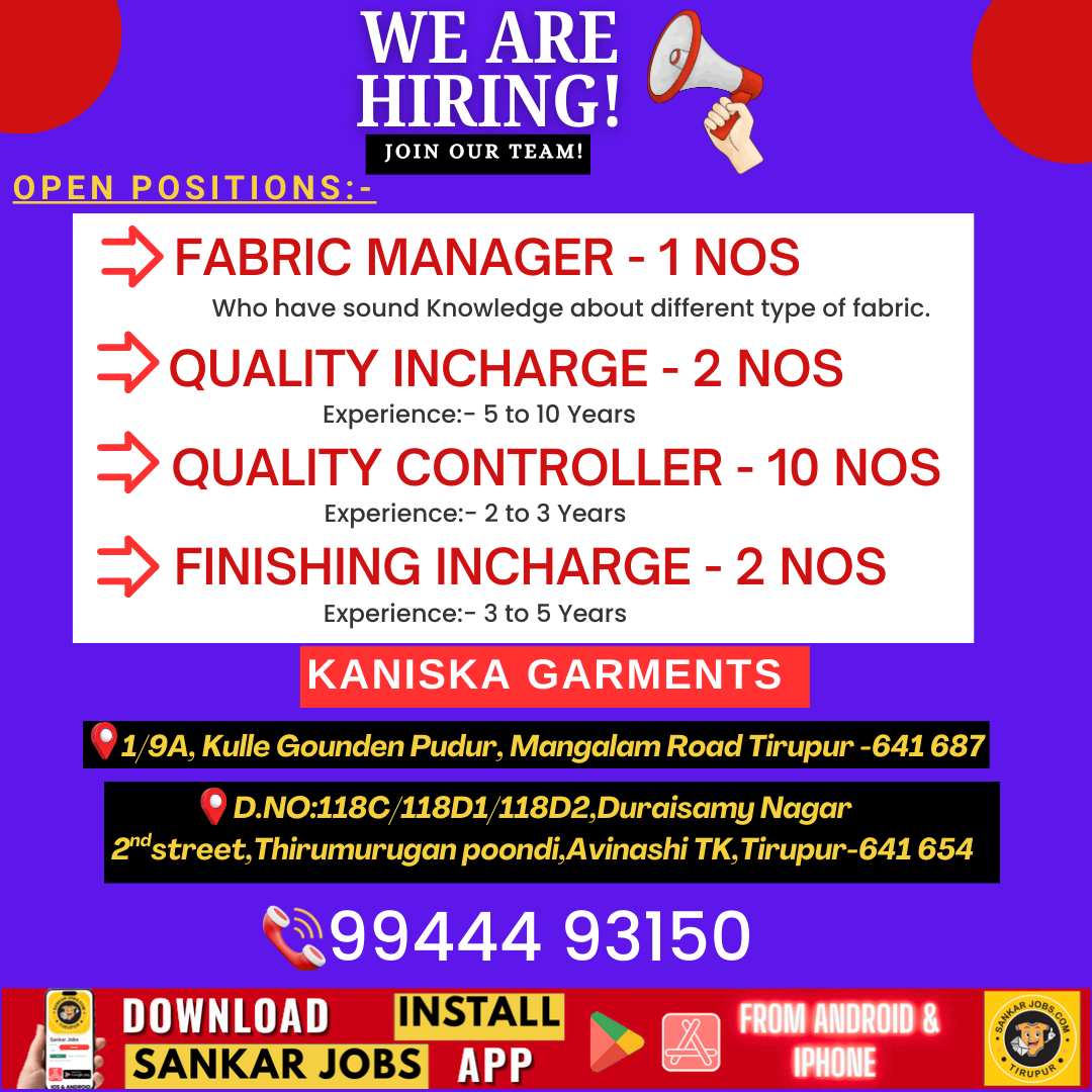 Garment Jobs
