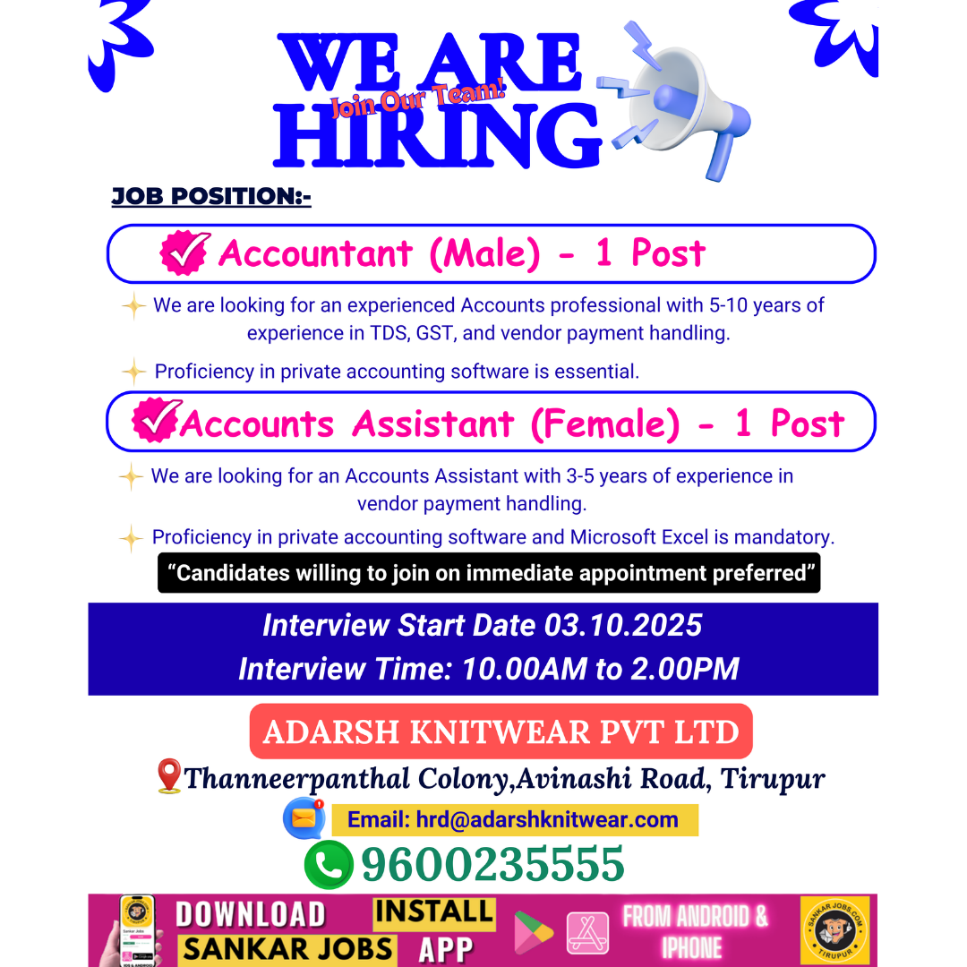 Garment Jobs