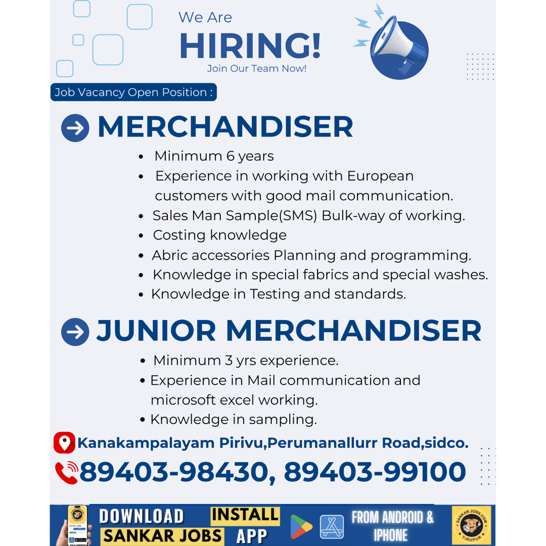 Garment Jobs