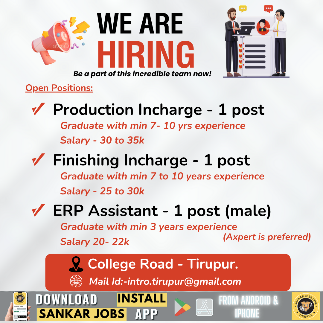 Garment Jobs
