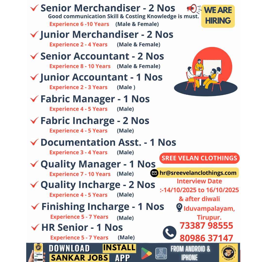 Garment Jobs