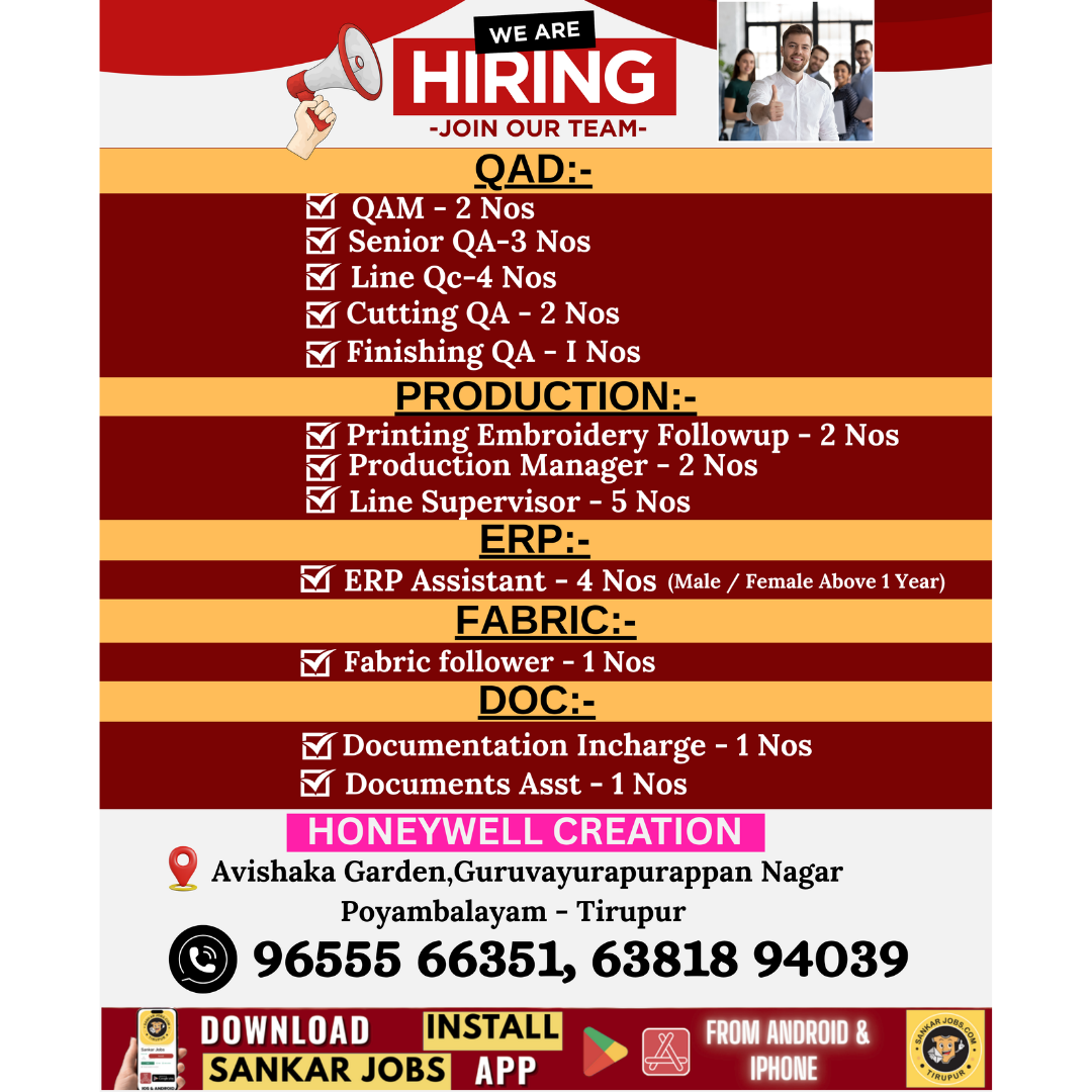 Garment Jobs