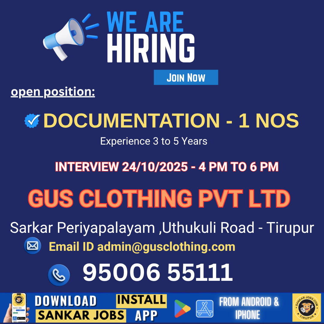 Garment Jobs
