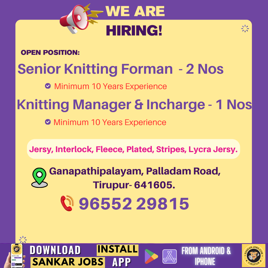 Garment Jobs