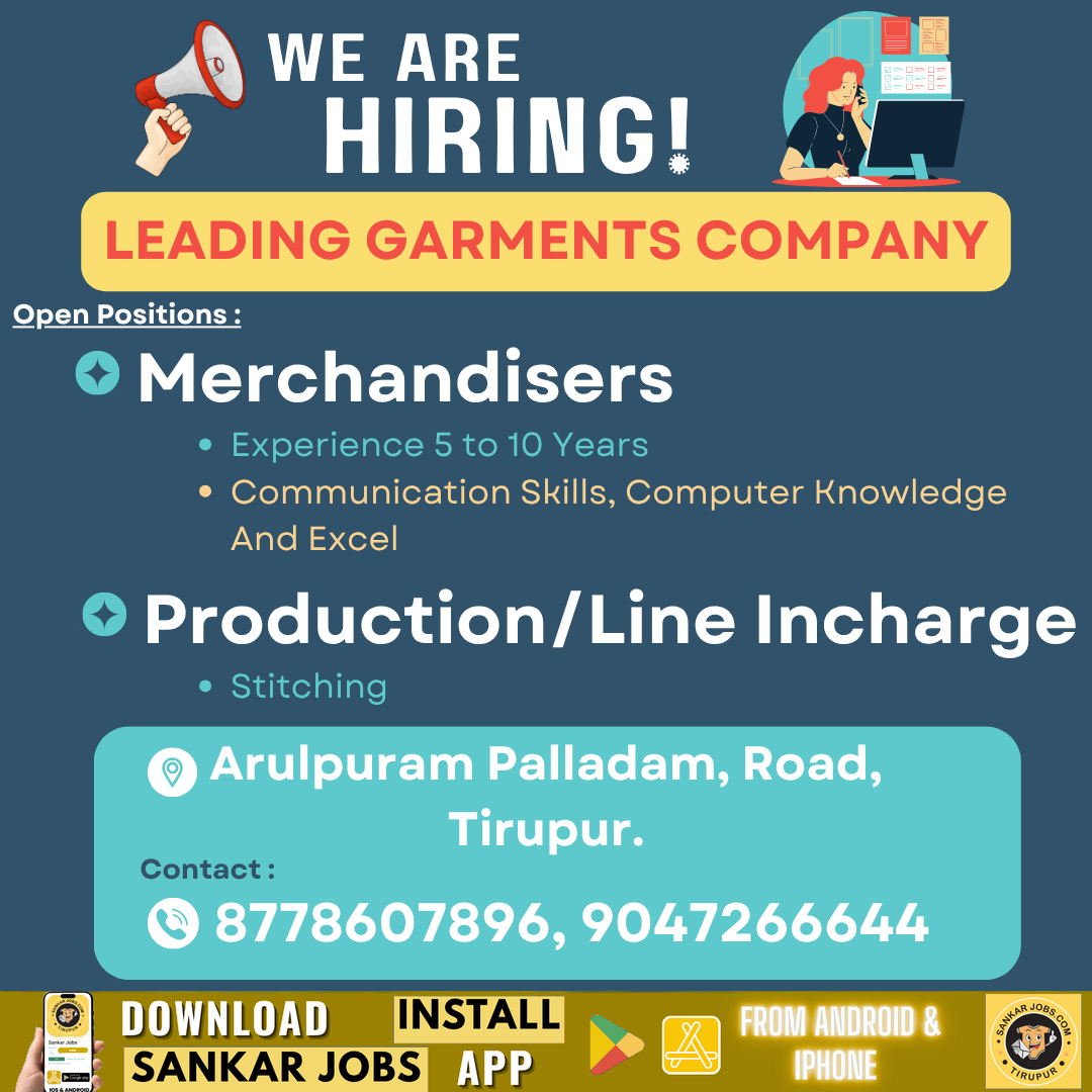Garment Jobs