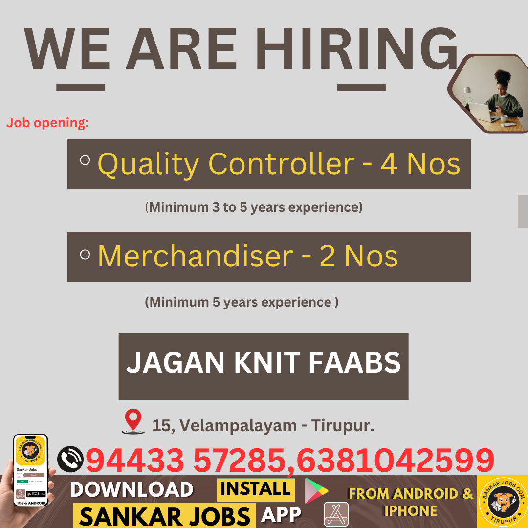 Garments Jobs