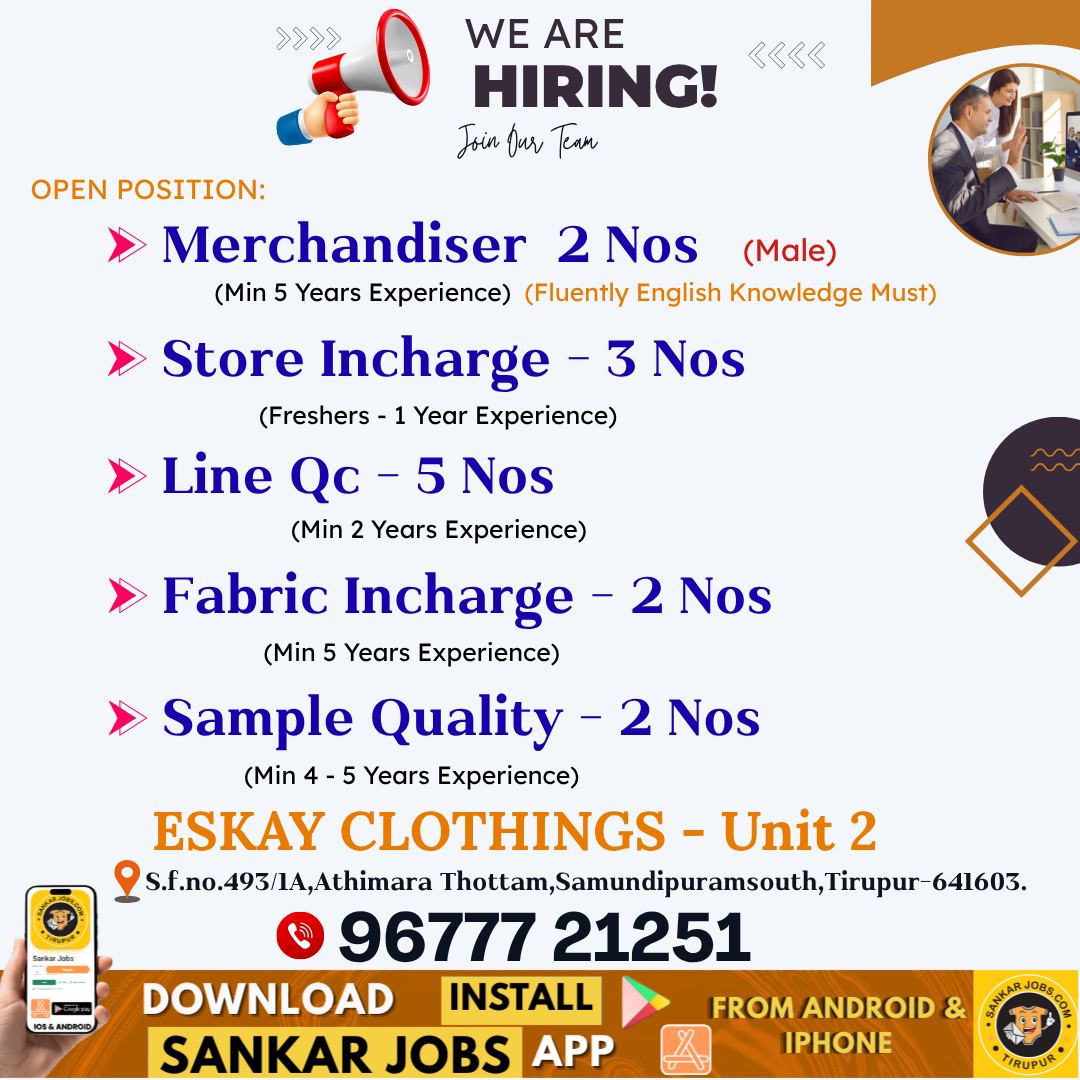 Garment Jobs