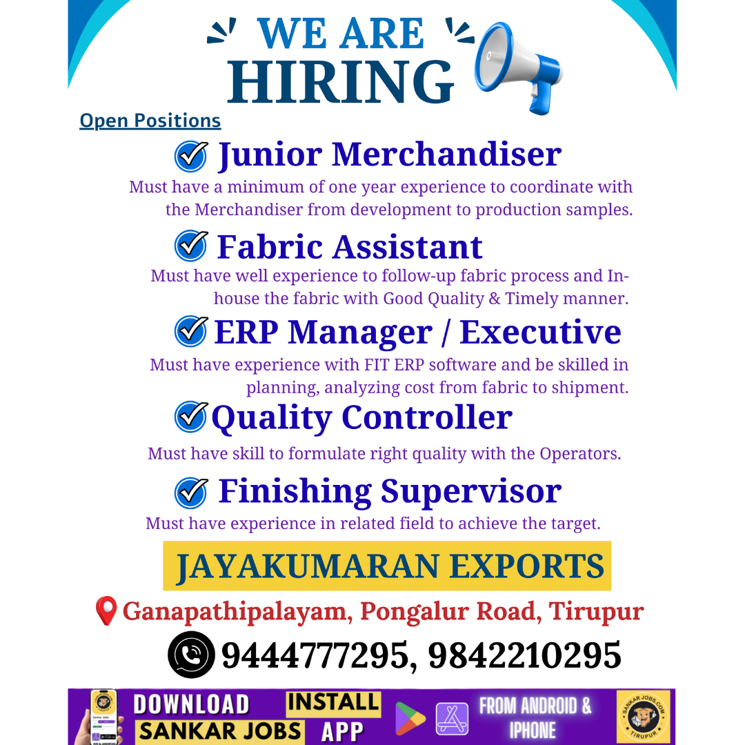 Garment Jobs